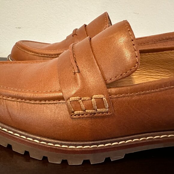 New Madewell Womens 6 Brown The Corinne Loafers Lugsole Style#NE526 Leather - Picture 10 of 16